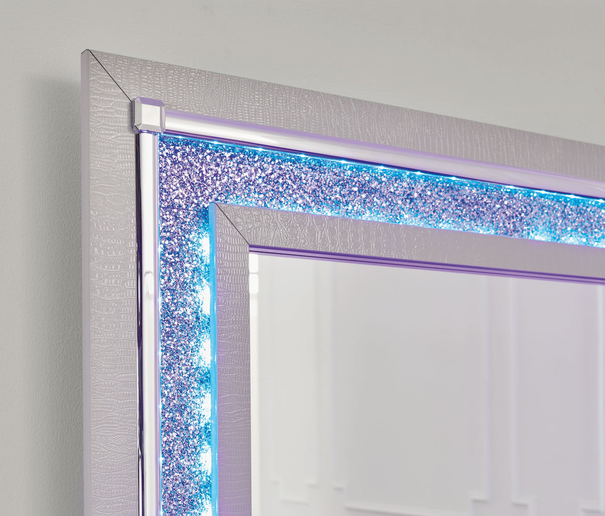 Zyniden Silver Bedroom Mirror