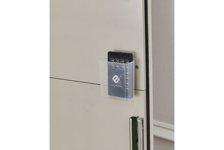 Zyniden Silver King LED Upholstered Panel Bed by Ashley at Eve Furniture