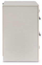 (Special) Zyniden Silver Nightstand by Ashley at Eve Furniture