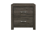 Edina Dark Gray Nightstand