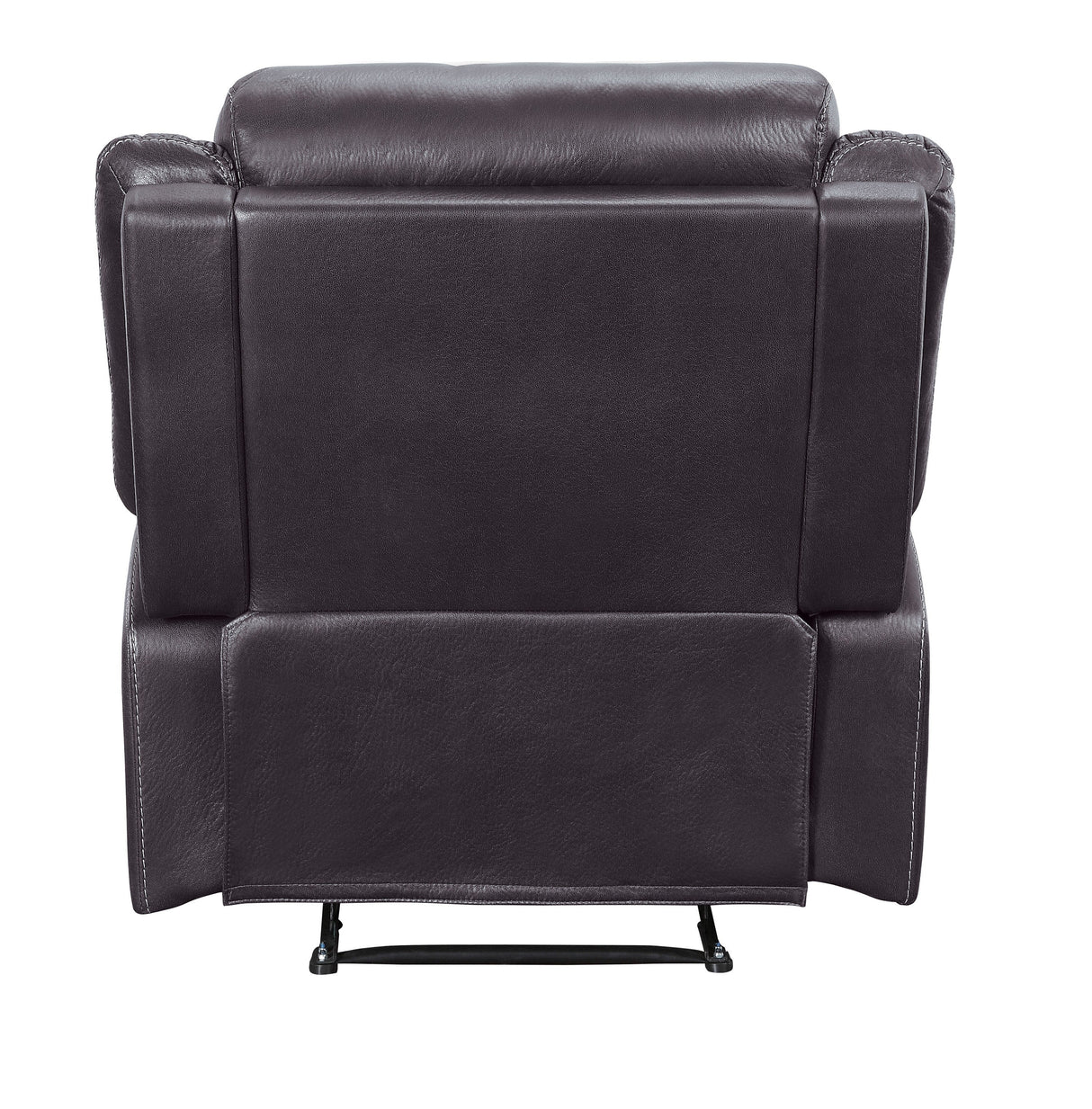 Yerba Brown Microfiber Lay Flat Reclining Chair