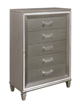 Tamsin Silver/Gray Metallic Chest