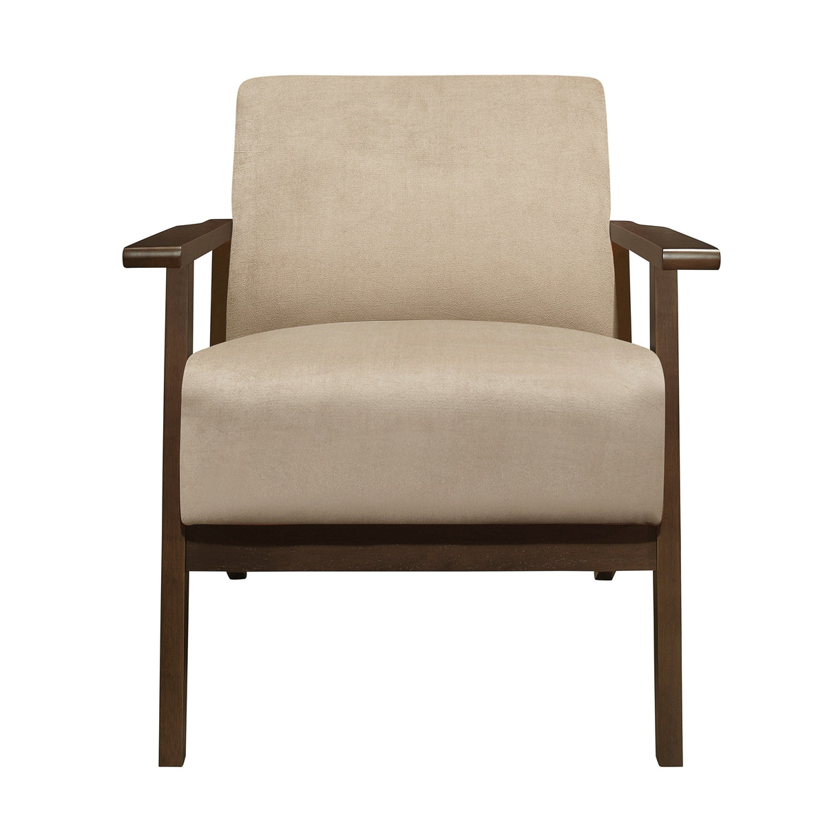 August Brown Accent Chair