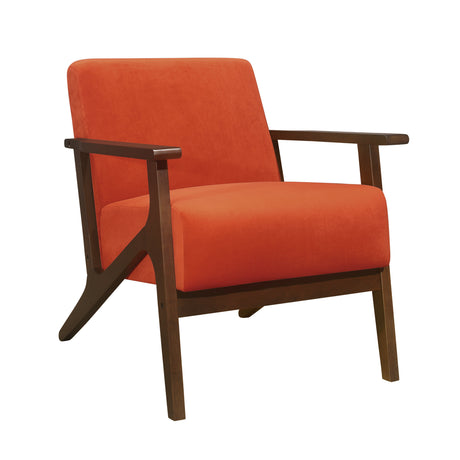 August Orange Accent Chair
