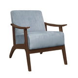 Carlson Blue Gray Accent Chair
