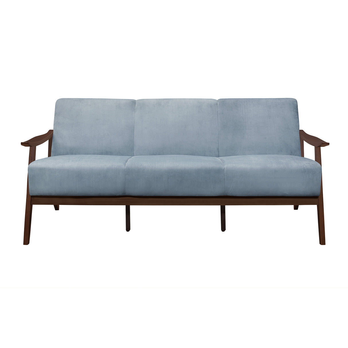 Carlson Blue Gray Sofa
