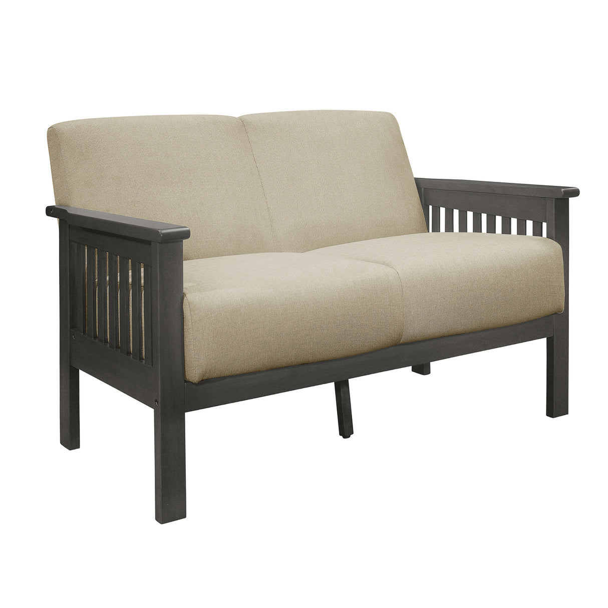 Lewiston Brown Loveseat