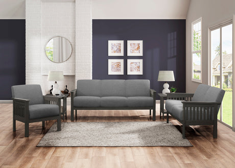 Lewiston Gray Loveseat