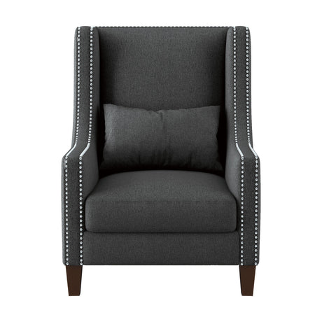 Keller Dark Gray Accent Chair