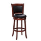 Shapel Dark Cherry Swivel Pub Height Chair