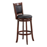 Shapel Dark Cherry Swivel Pub Height Chair