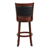 Shapel Dark Cherry Swivel Pub Height Chair