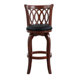 Shapel Dark Cherry Swivel Pub Height Chair