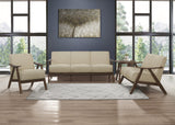 Damala Light Brown Loveseat