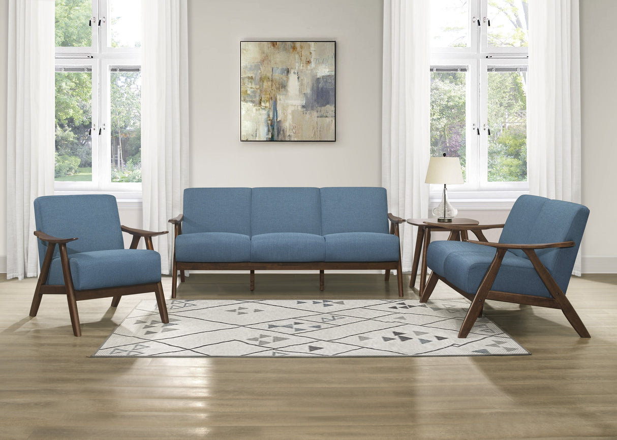 Damala Blue Loveseat