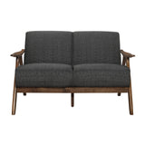 Damala Dark Gray Loveseat