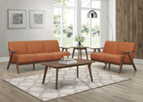 Damala Orange Loveseat