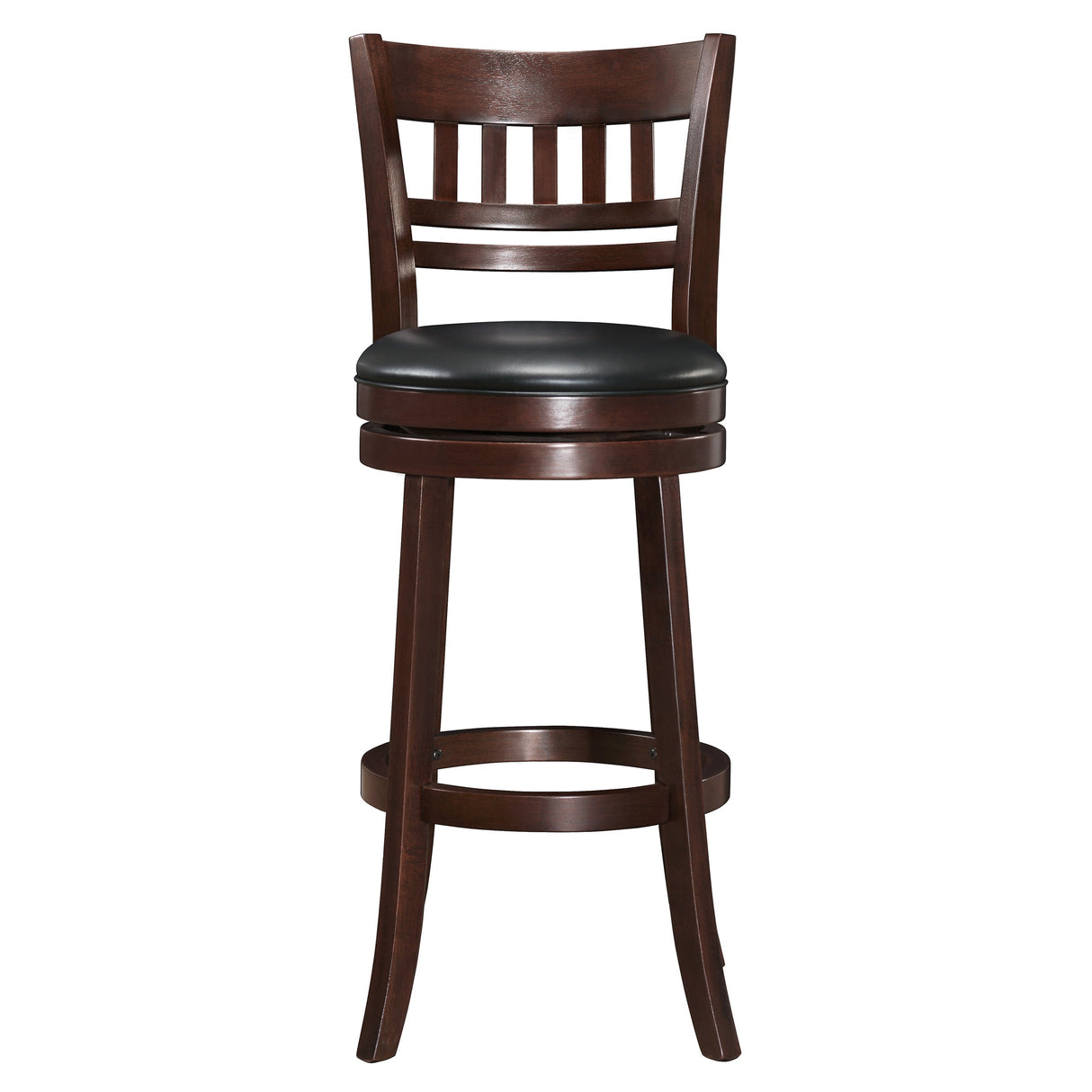 Edmond Dark Cherry Swivel Pub Height Chair