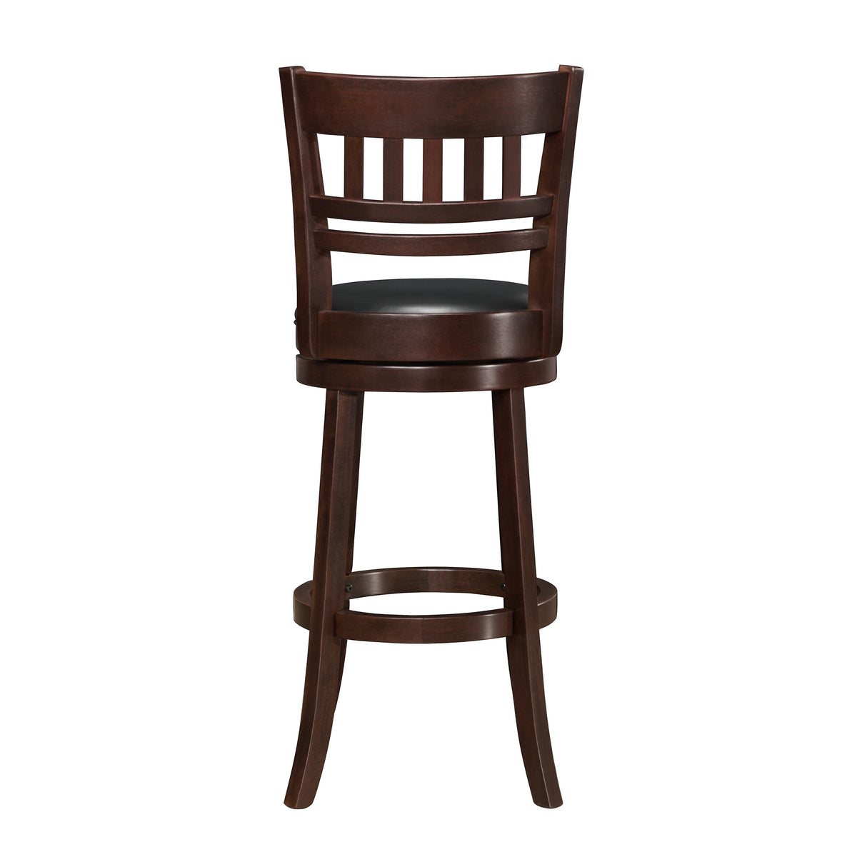 Edmond Dark Cherry Swivel Pub Height Chair