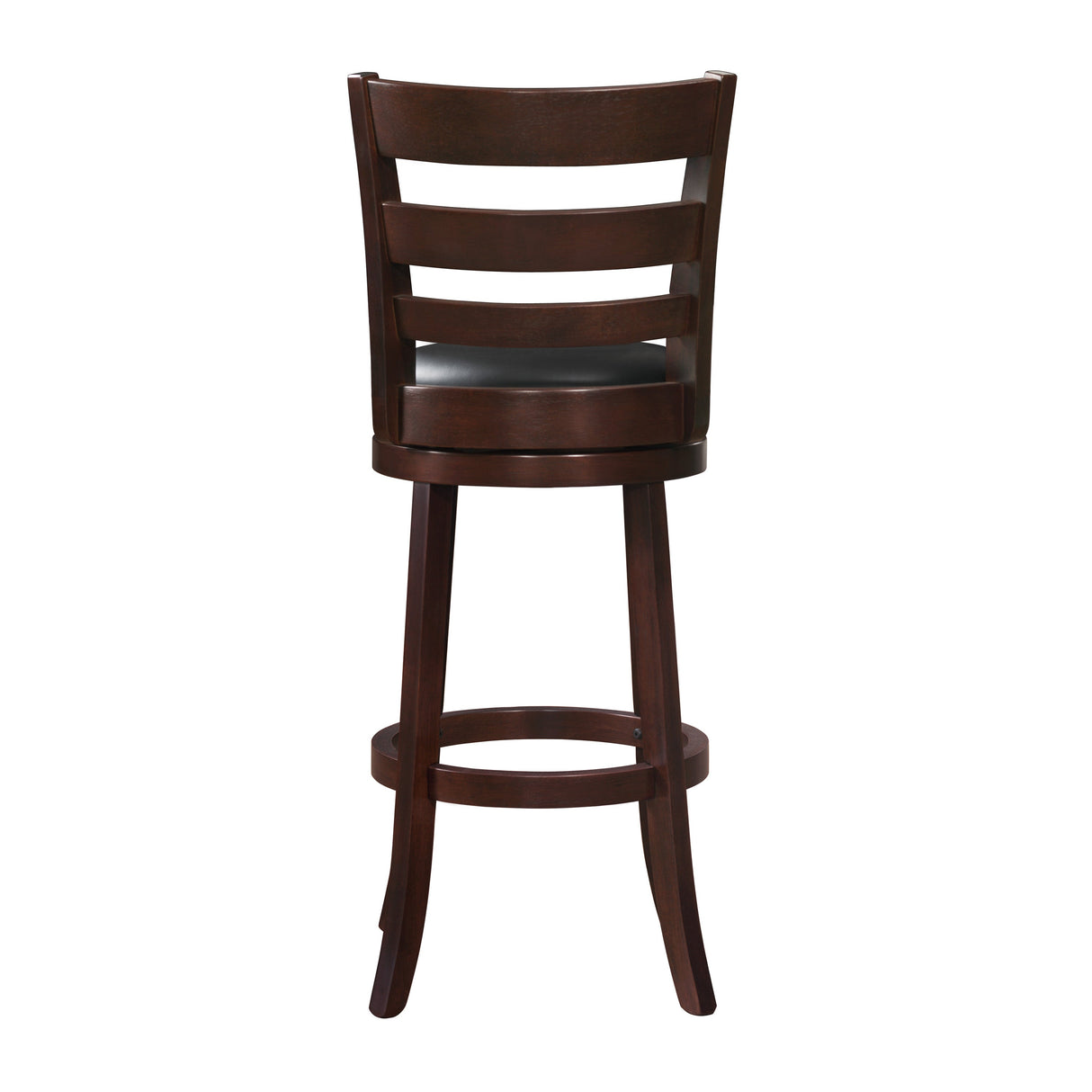 Edmond Dark Cherry Swivel Pub Height Chair