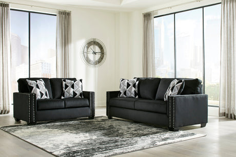 Gleston Onyx Living Room Set - Eve Furniture