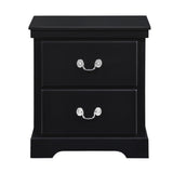 Seabright Black Nightstand