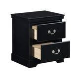 Seabright Black Nightstand