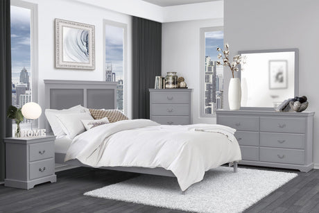 Seabright Gray Queen Bed