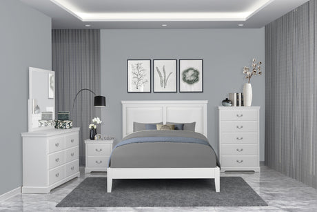 Seabright White Queen Bed