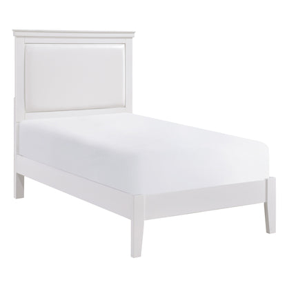 Seabright White Twin Bed