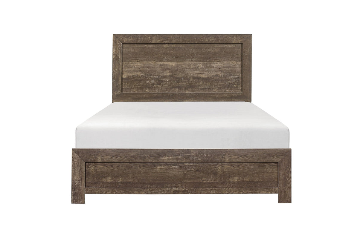 Corbin Brown King Panel Bed