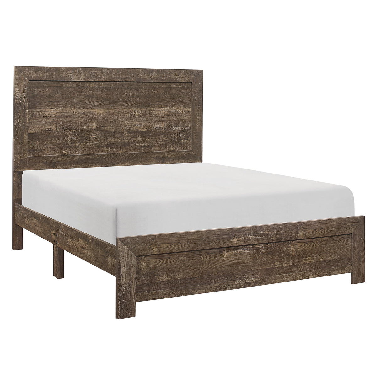 Corbin Brown King Panel Bed