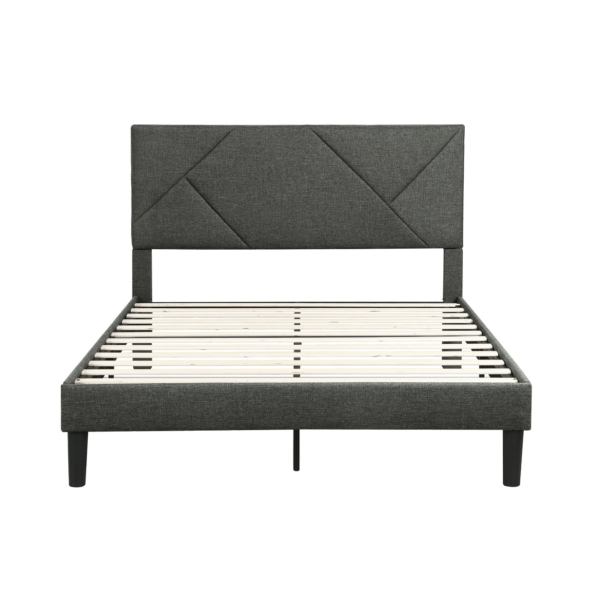 Raina Gray Full Platform Bed
