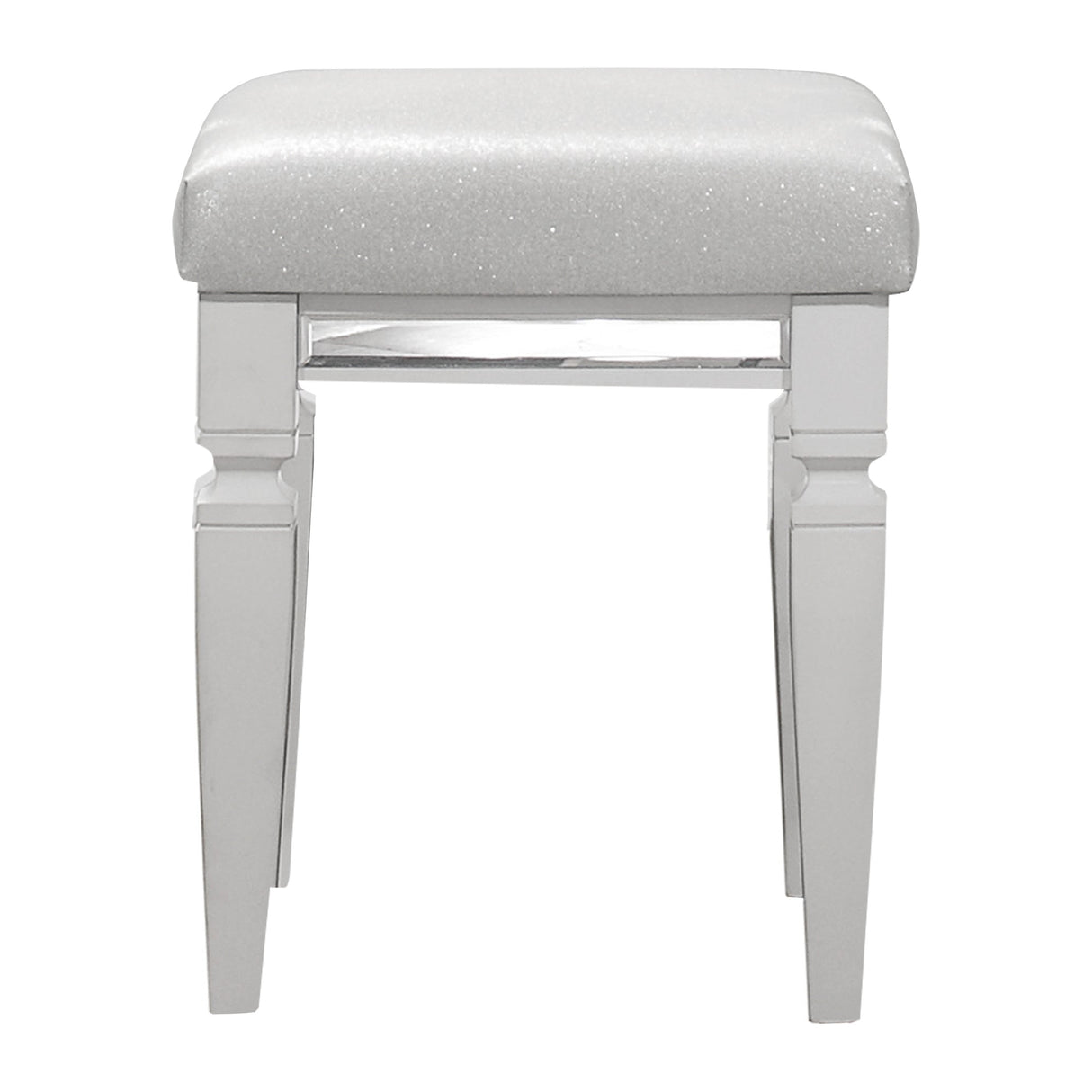 Tamsin White Vanity Stool