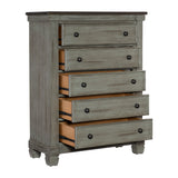 Weaver Coffee/Antique Gray Chest