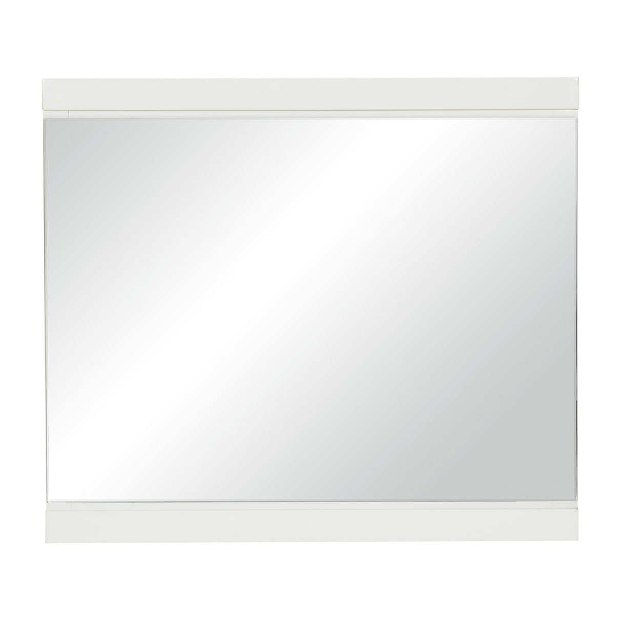 Kerren White High Gloss Mirror (Mirror Only)