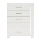 Kerren White High Gloss Chest, LED Lighting