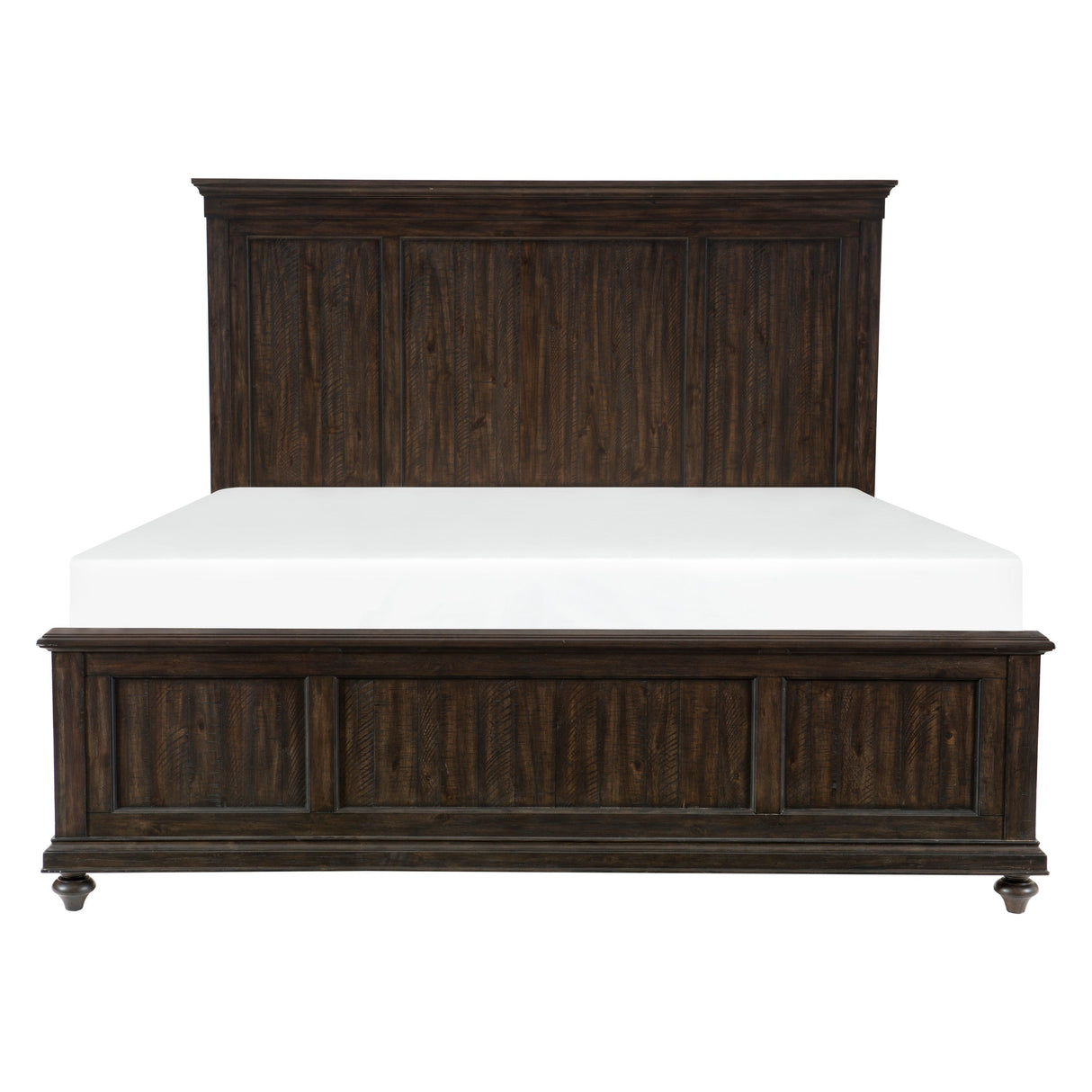 Cardano Driftwood Charcoal Queen Panel Bed