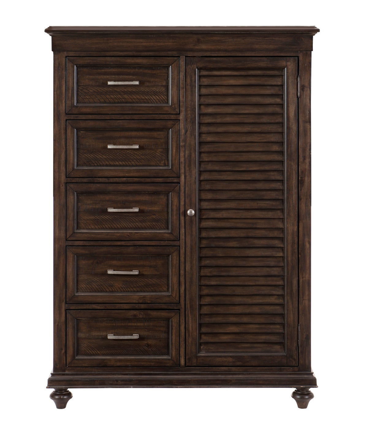 Cardano Driftwood Charcoal Wardrobe Chest