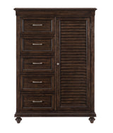 Cardano Driftwood Charcoal Wardrobe Chest