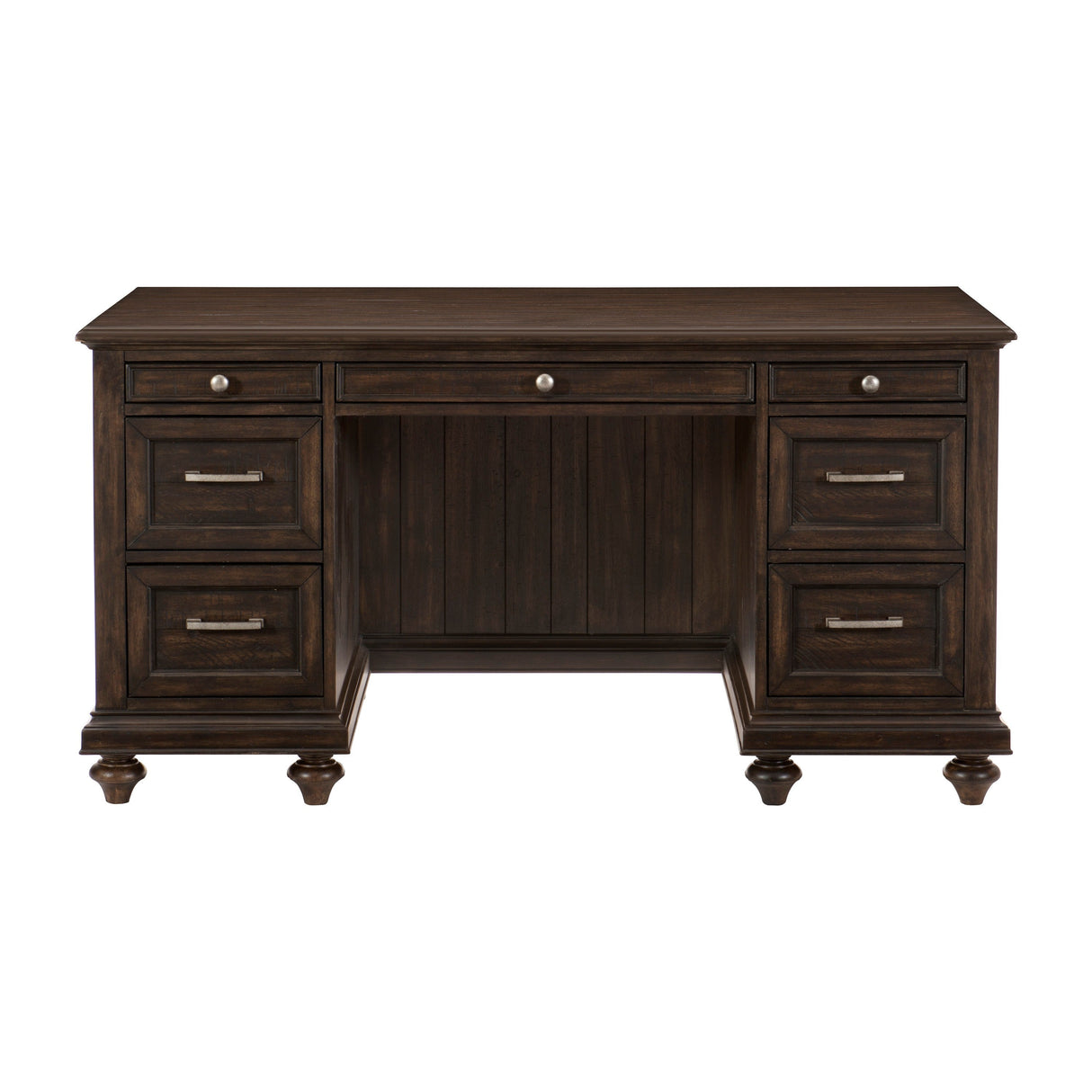 Cardano Driftwood Charcoal Executive Desk