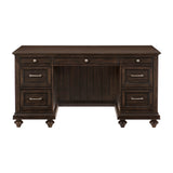 Cardano Driftwood Charcoal Executive Desk