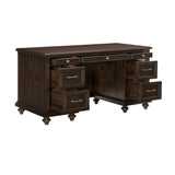 Cardano Driftwood Charcoal Executive Desk