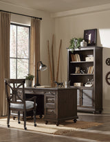 Cardano Driftwood Charcoal Executive Desk