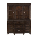 Cardano Driftwood Charcoal Buffet & Hutch