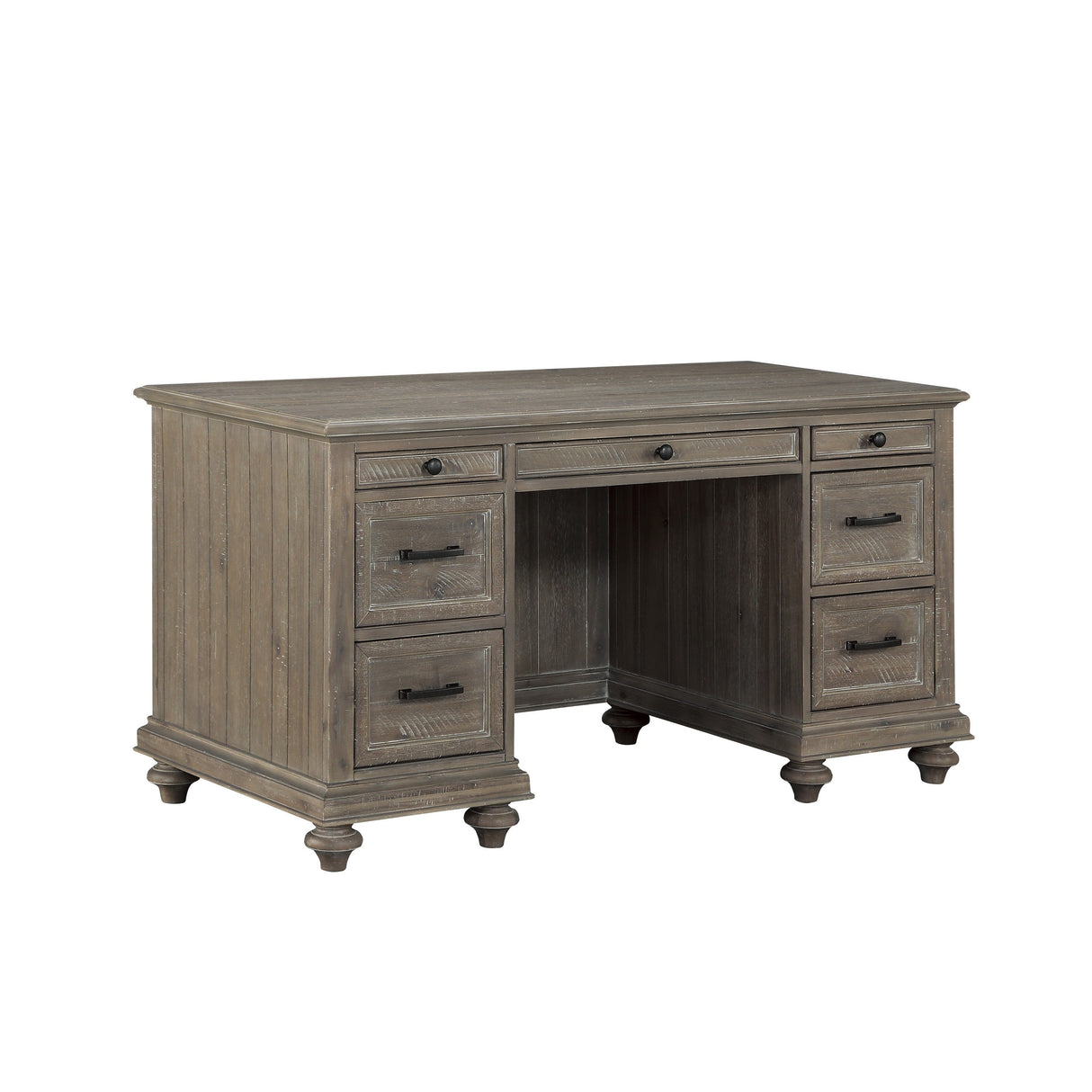 Cardano Driftwood Light Brown Executive Desk