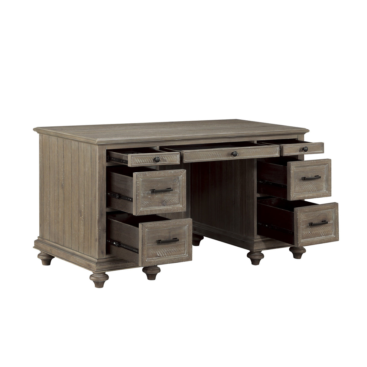 Cardano Driftwood Light Brown Executive Desk