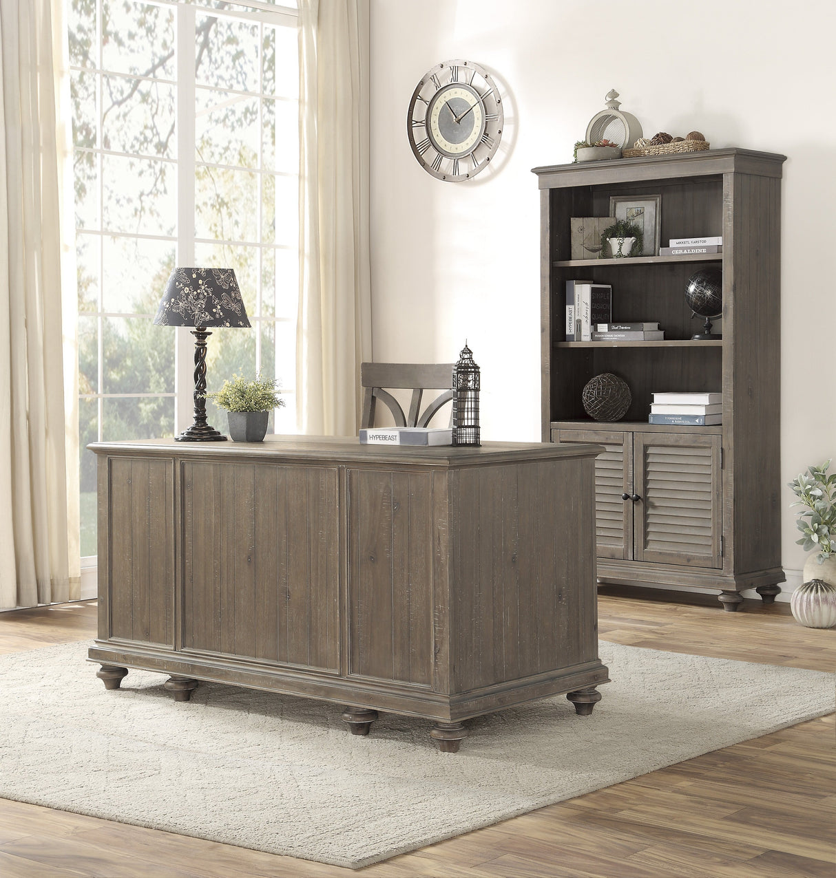 Cardano Driftwood Light Brown Executive Desk