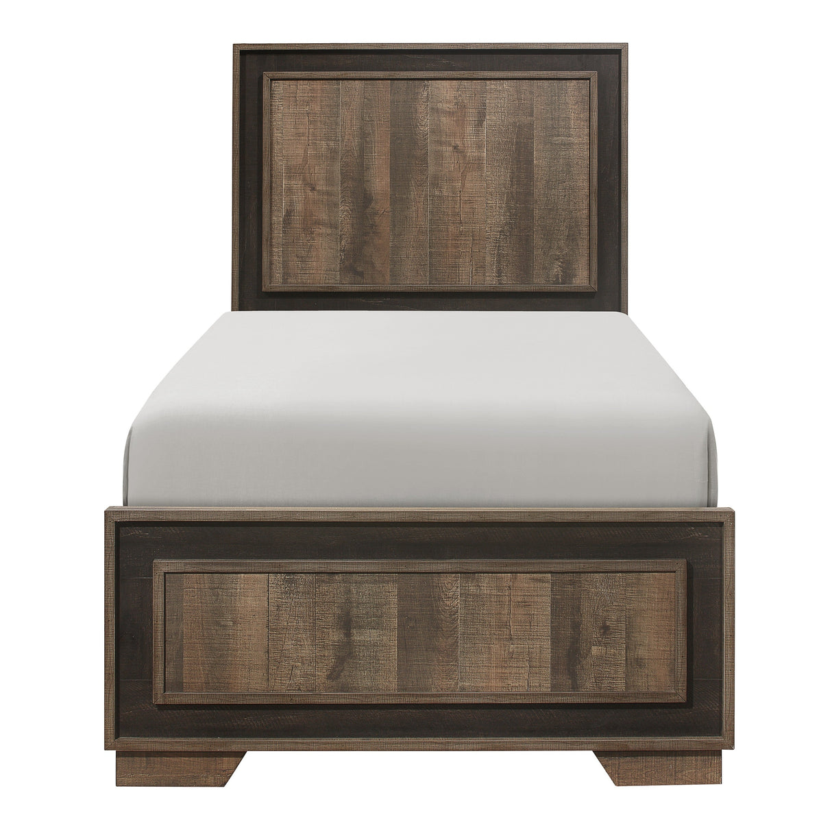 Ellendale Authentic Mahogany Twin Panel Bed