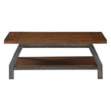 Holverson Rustic Brown Cocktail Table